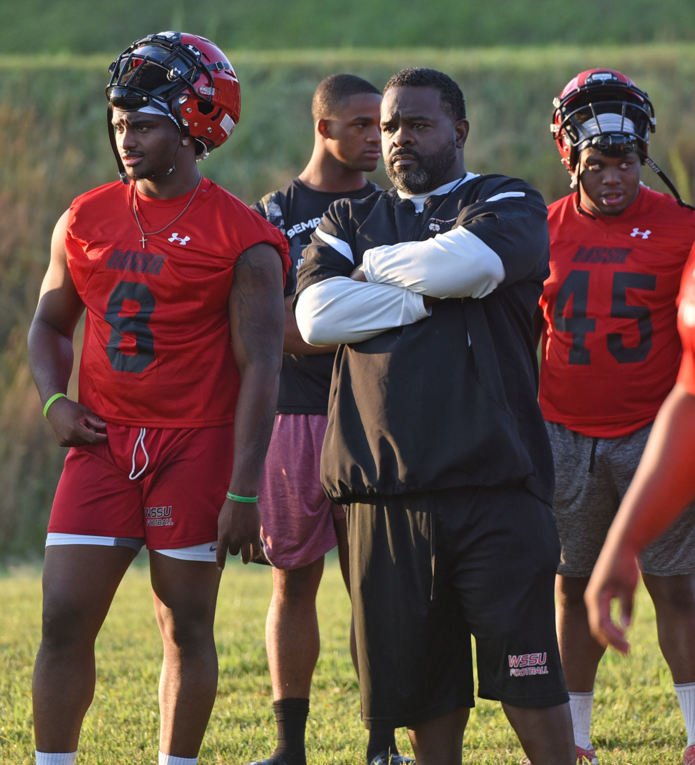 WSSU football first practice